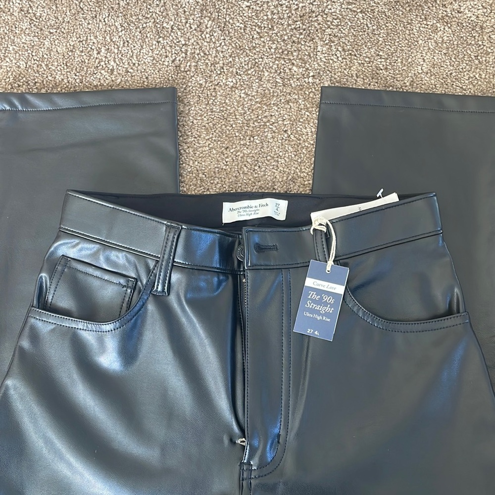 Abercrombie Leather Pants